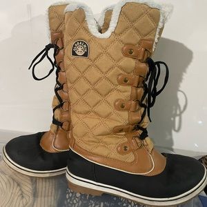 Global Win Faux Fur Lined Winter Boots Sz 10